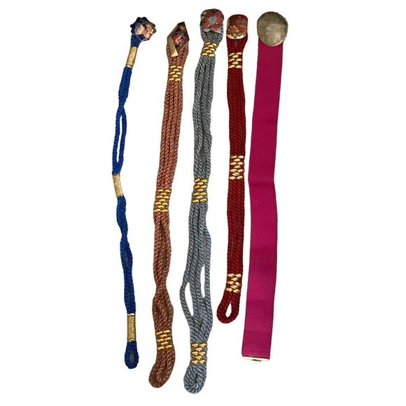 Vintage Lot 80’s Belts, Rope and Stretch various colors main image 5